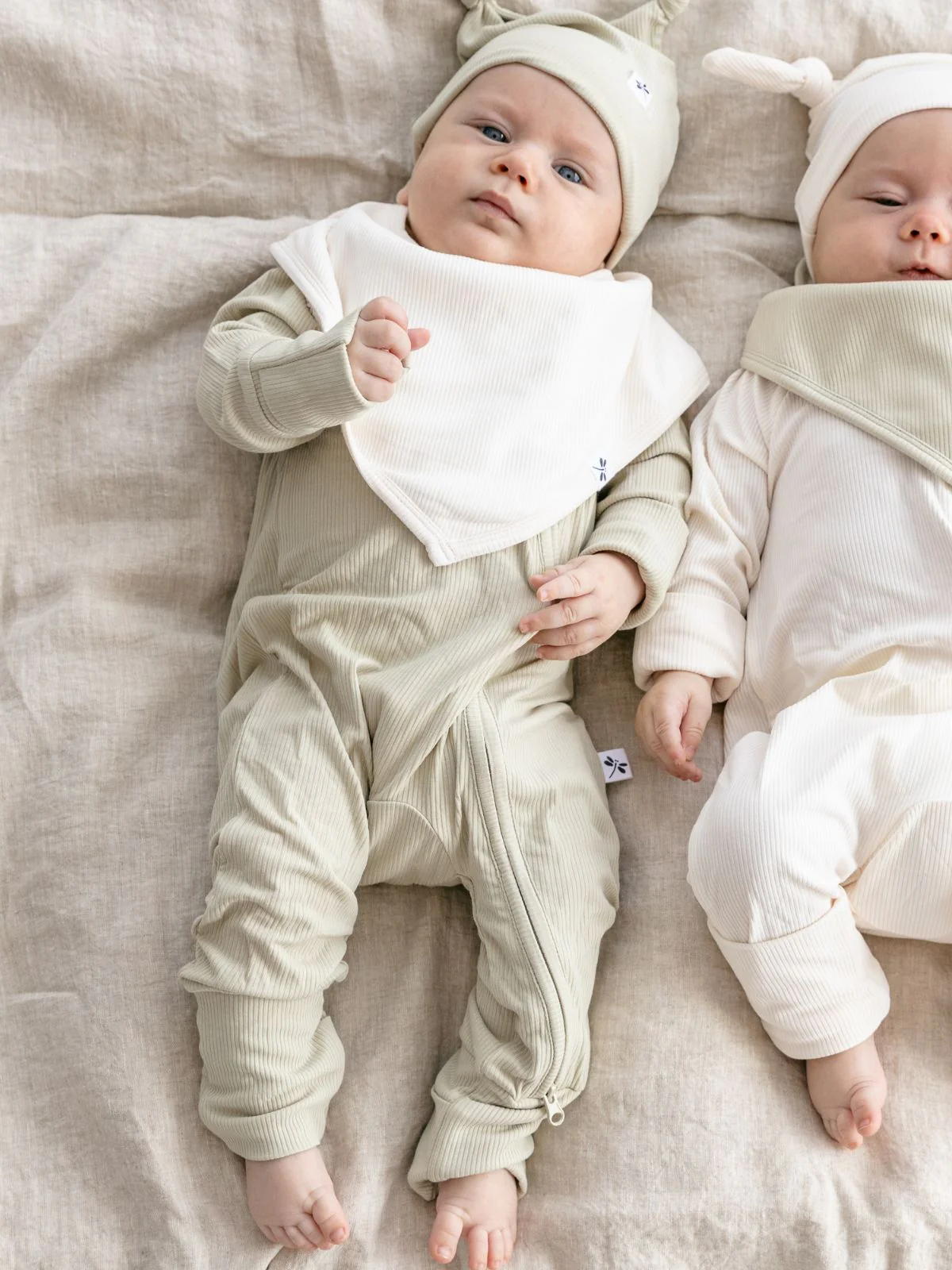 Cream Bamboo Bib