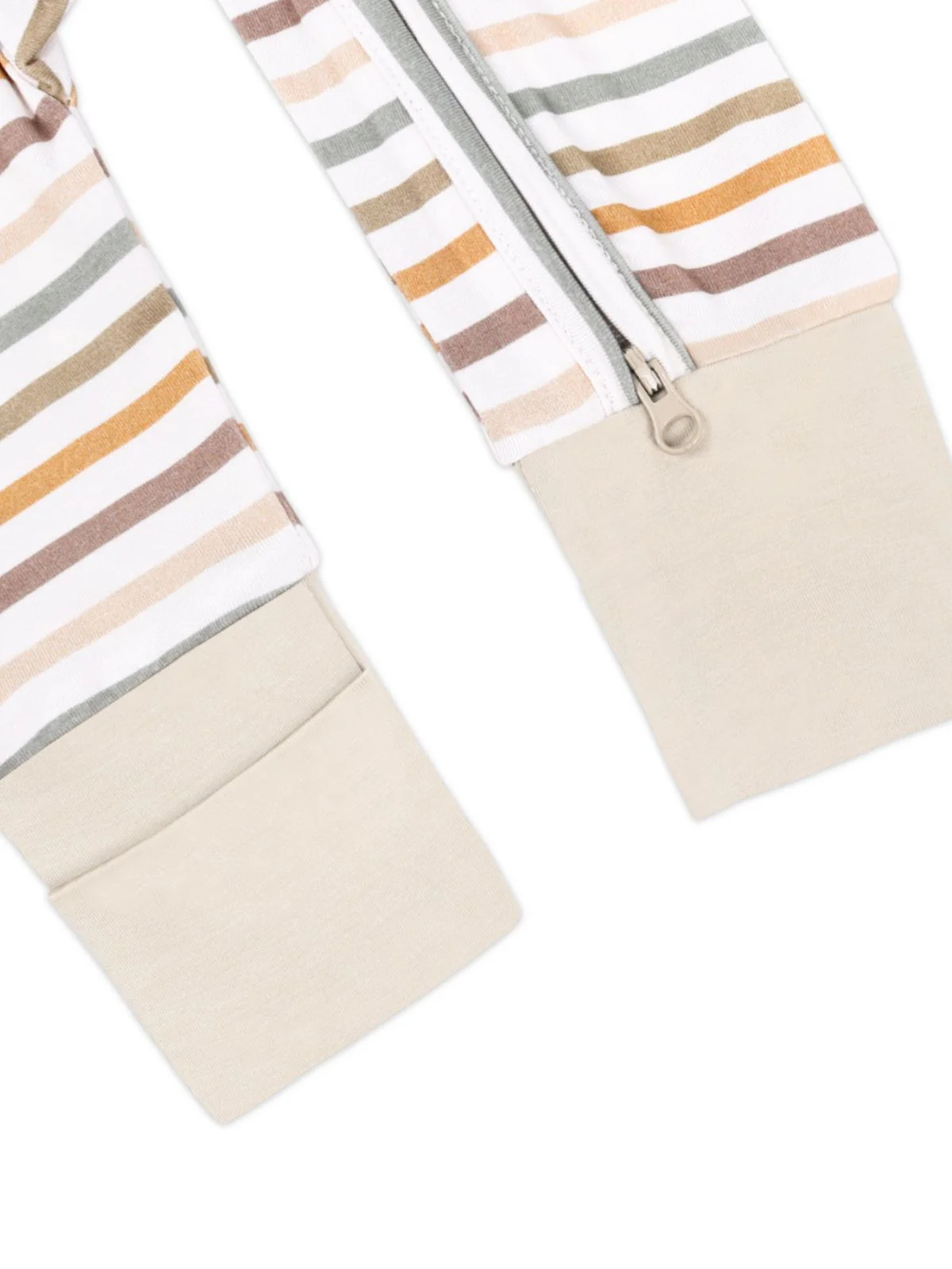 Mameluco con cierre Farm Stripes Bamboo