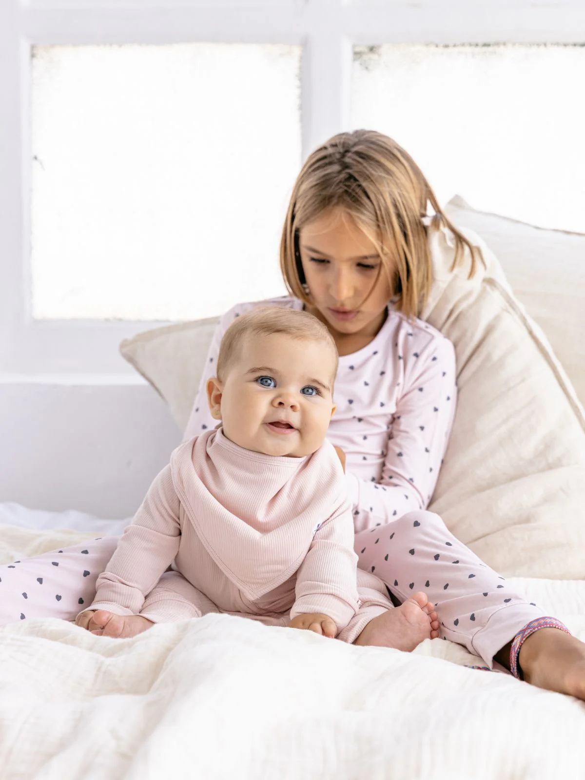 Mameluco con cierre Soft Pink Ribbed Bamboo