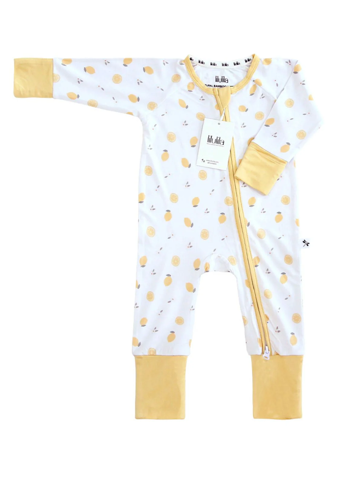 Mameluco con cierre Lemons Bamboo