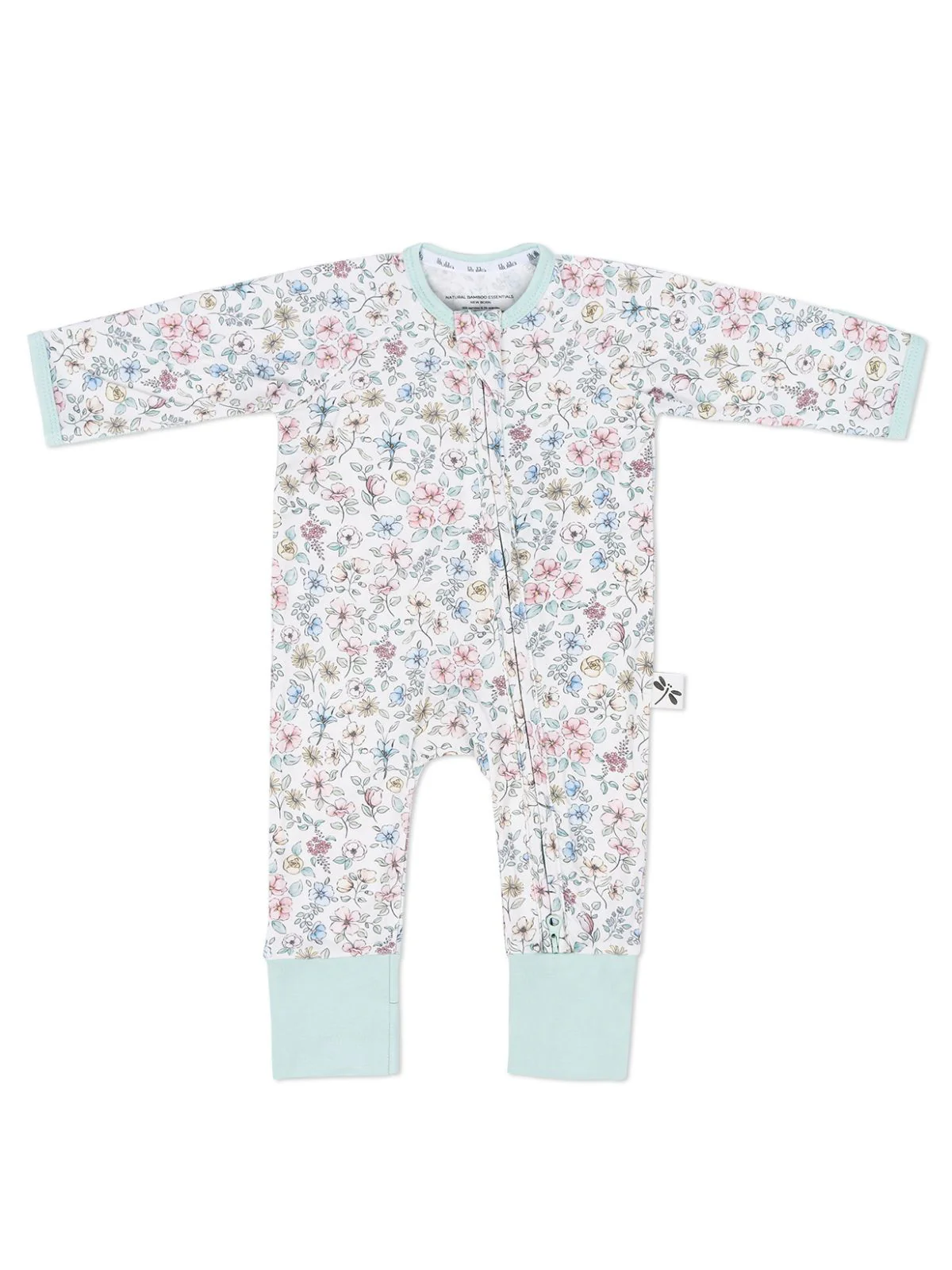 Mameluco con cierre Liberty Bamboo